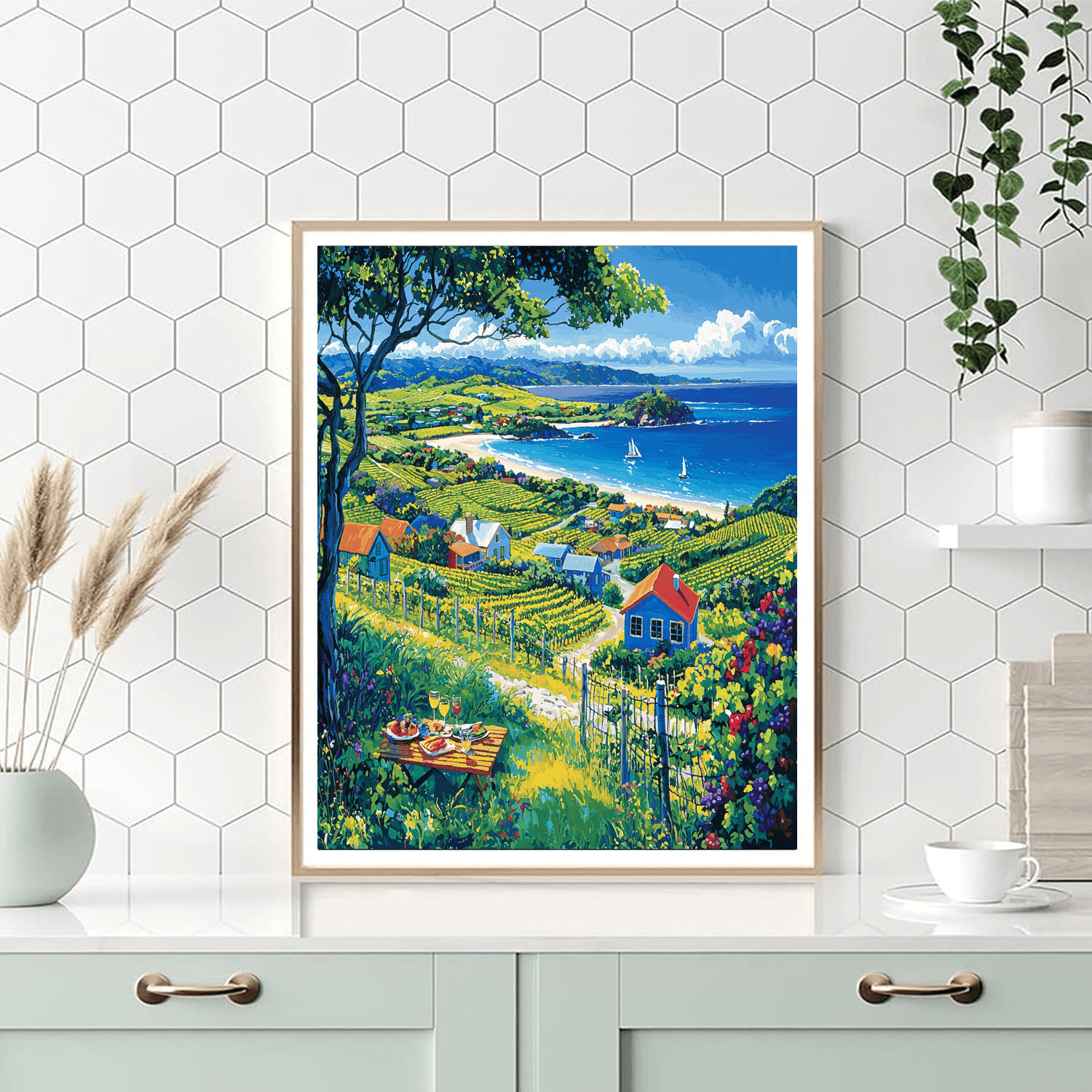 Waiheke Island - New Zealand DIY Paint By Numbers