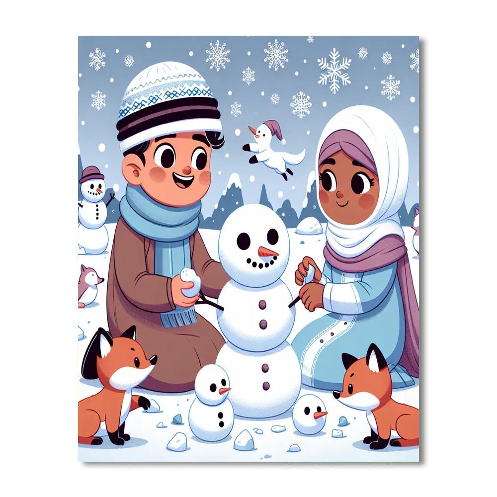 Frosty Fantasia Paint By Numbers