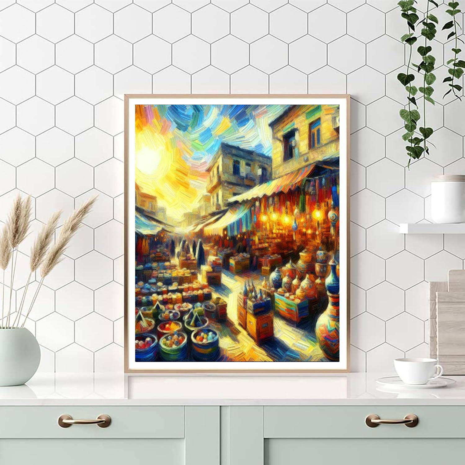 Eastern Market Vibrance Paint By Numbers