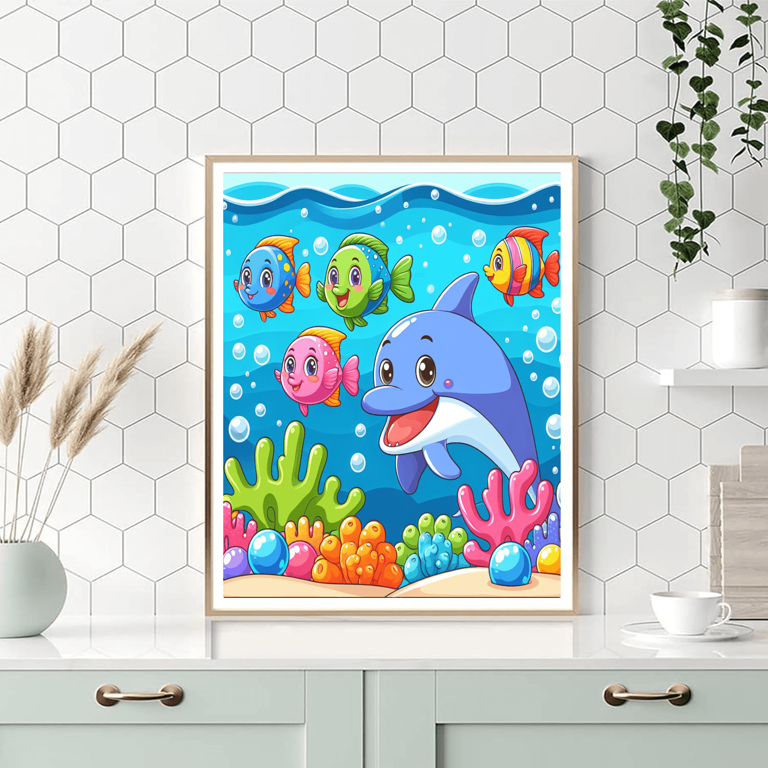 Vibrant Ocean Expedition Painting Number Kit