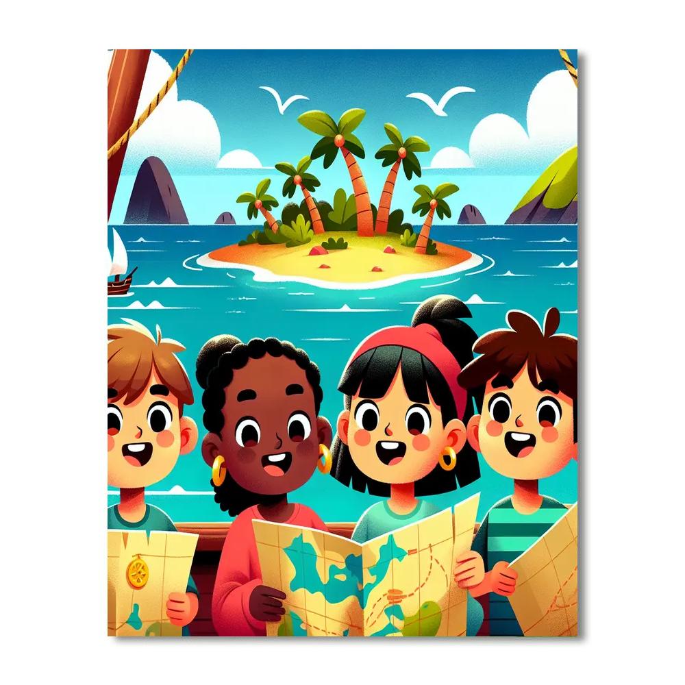 Sailor's Island Quest Number Painting