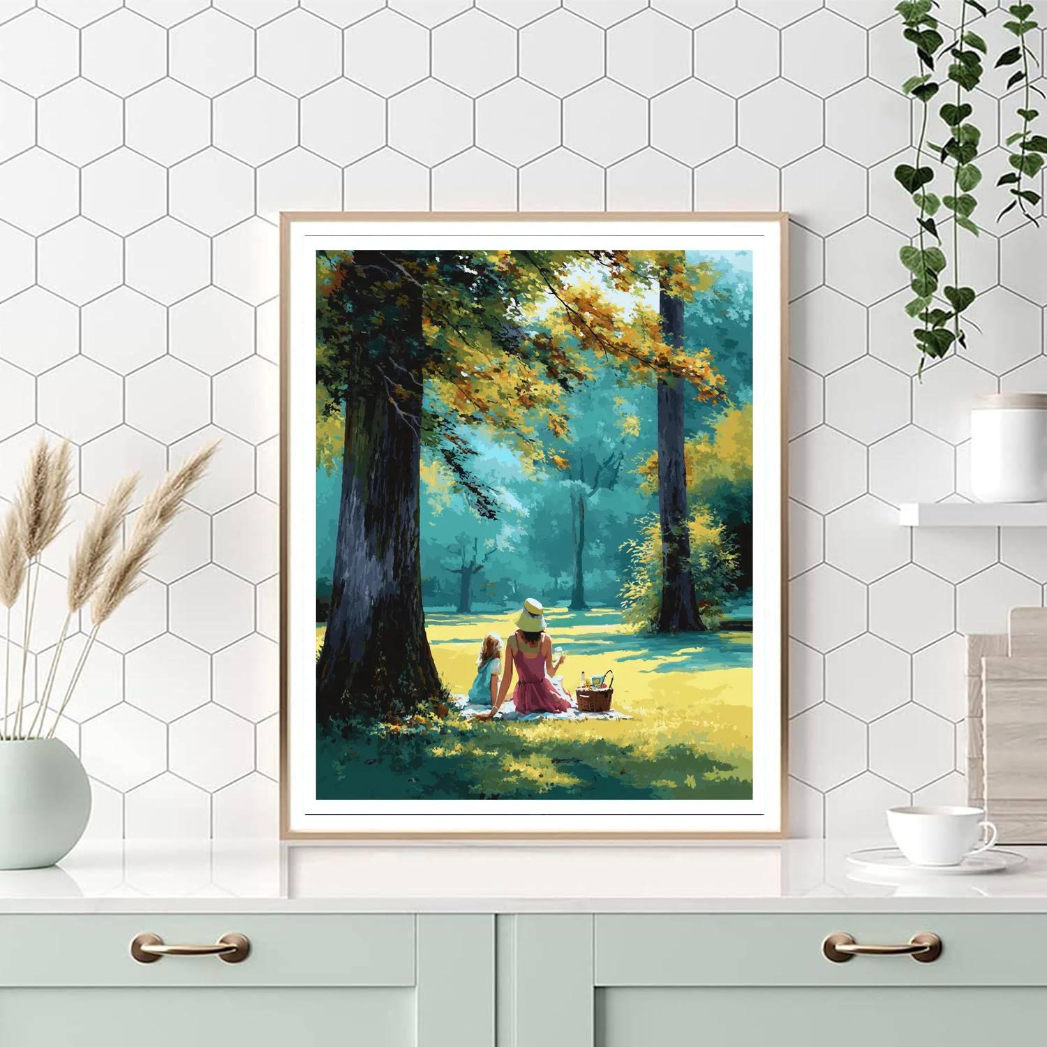 Sunlit Serenity DIY Paint By Numbers