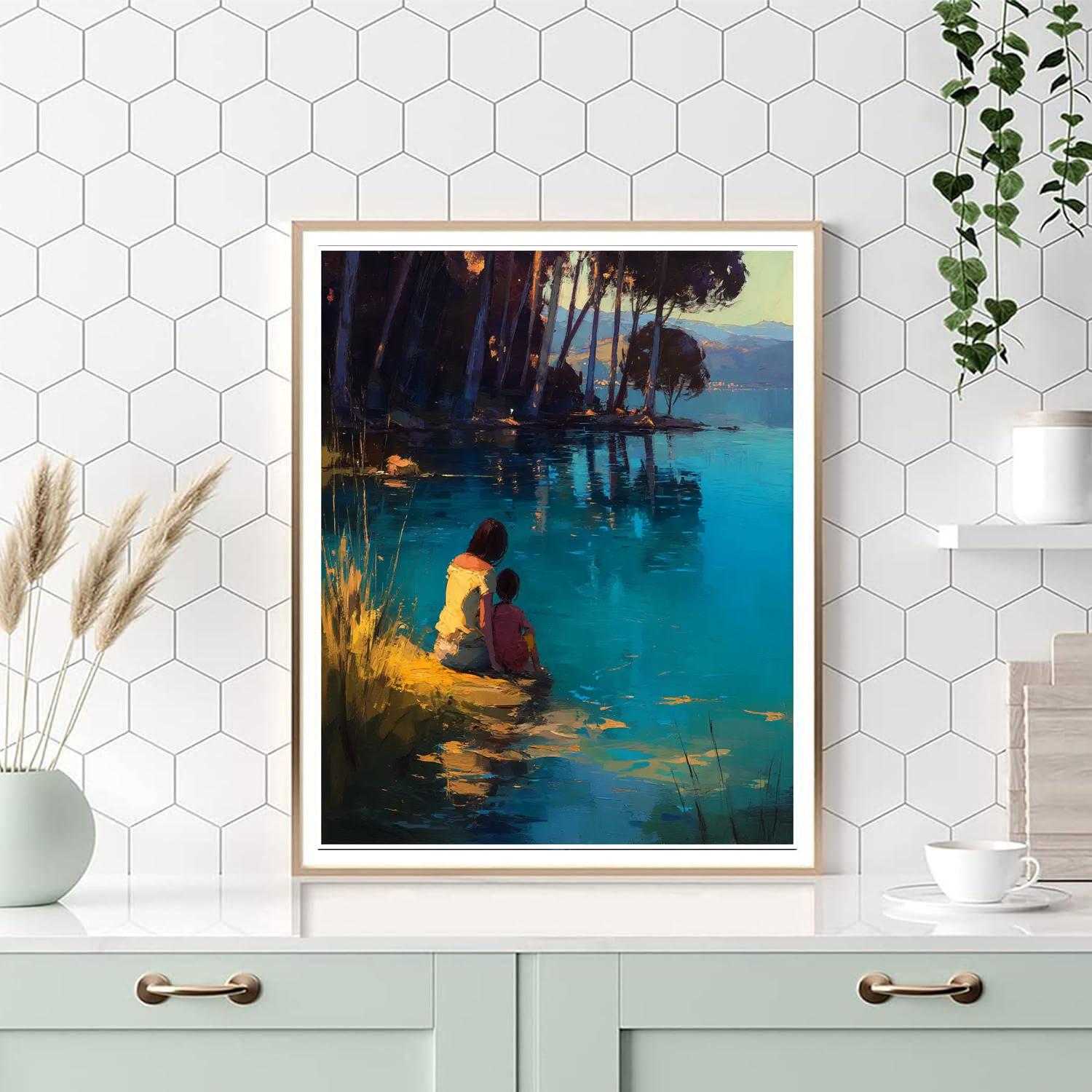 Mother's Nature Retreat Painting Number Kit