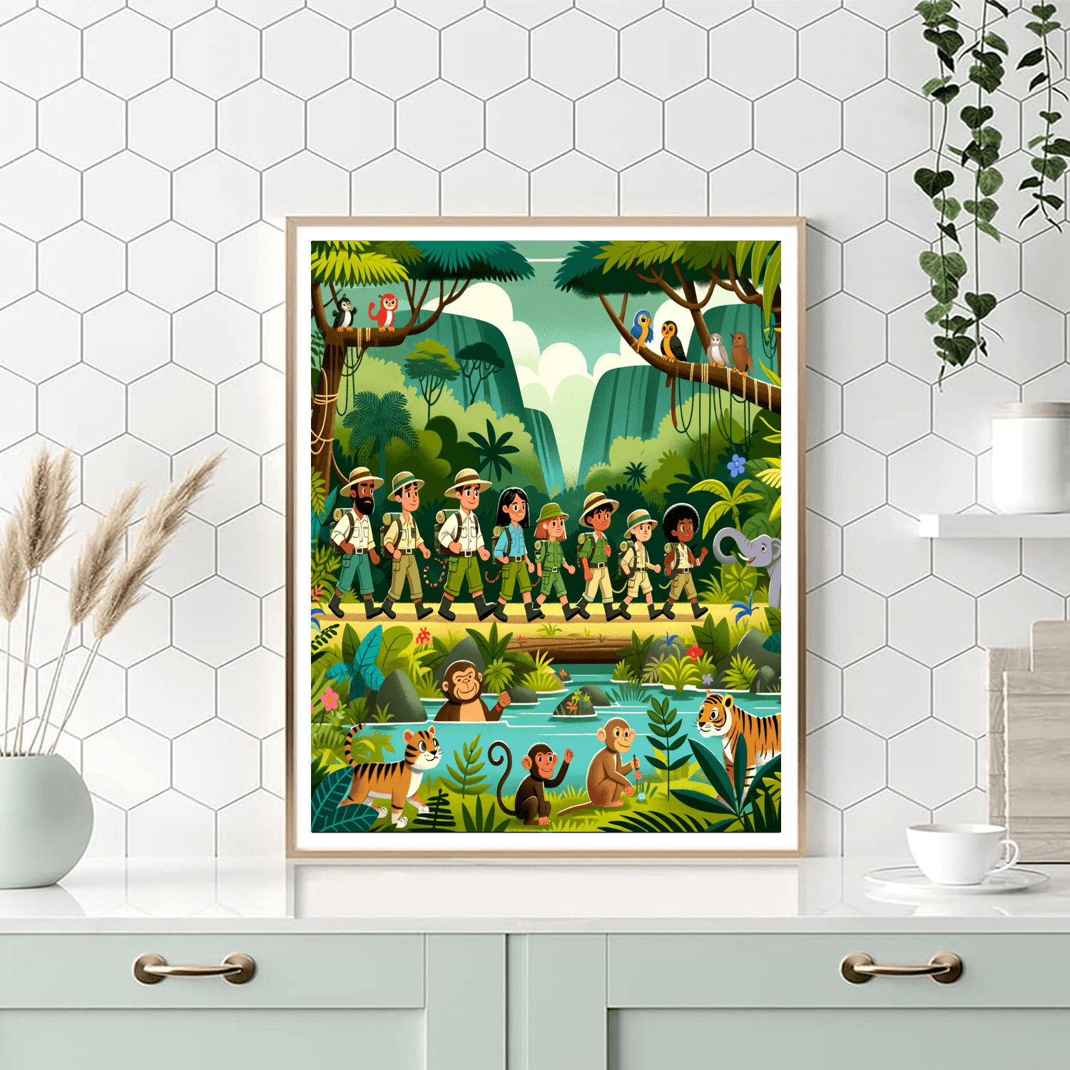 Mysterious Jungle Expedition DIY Paint By Numbers