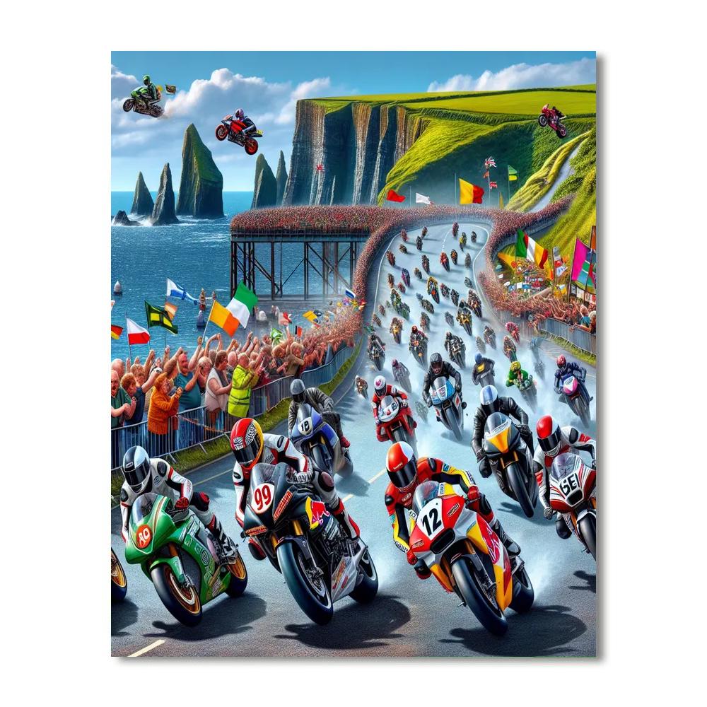 North West 200 DIY Paint By Numbers