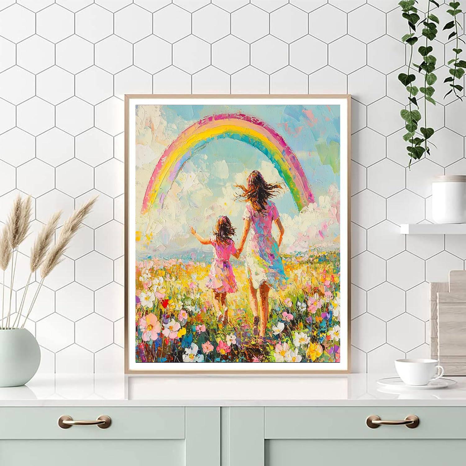 Under The Rainbow Of Dreams Paint By Numbers Kits