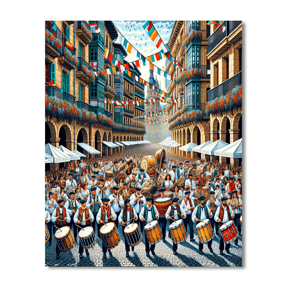San Sebastian Day - San Sebastian, Spain Paint By Color