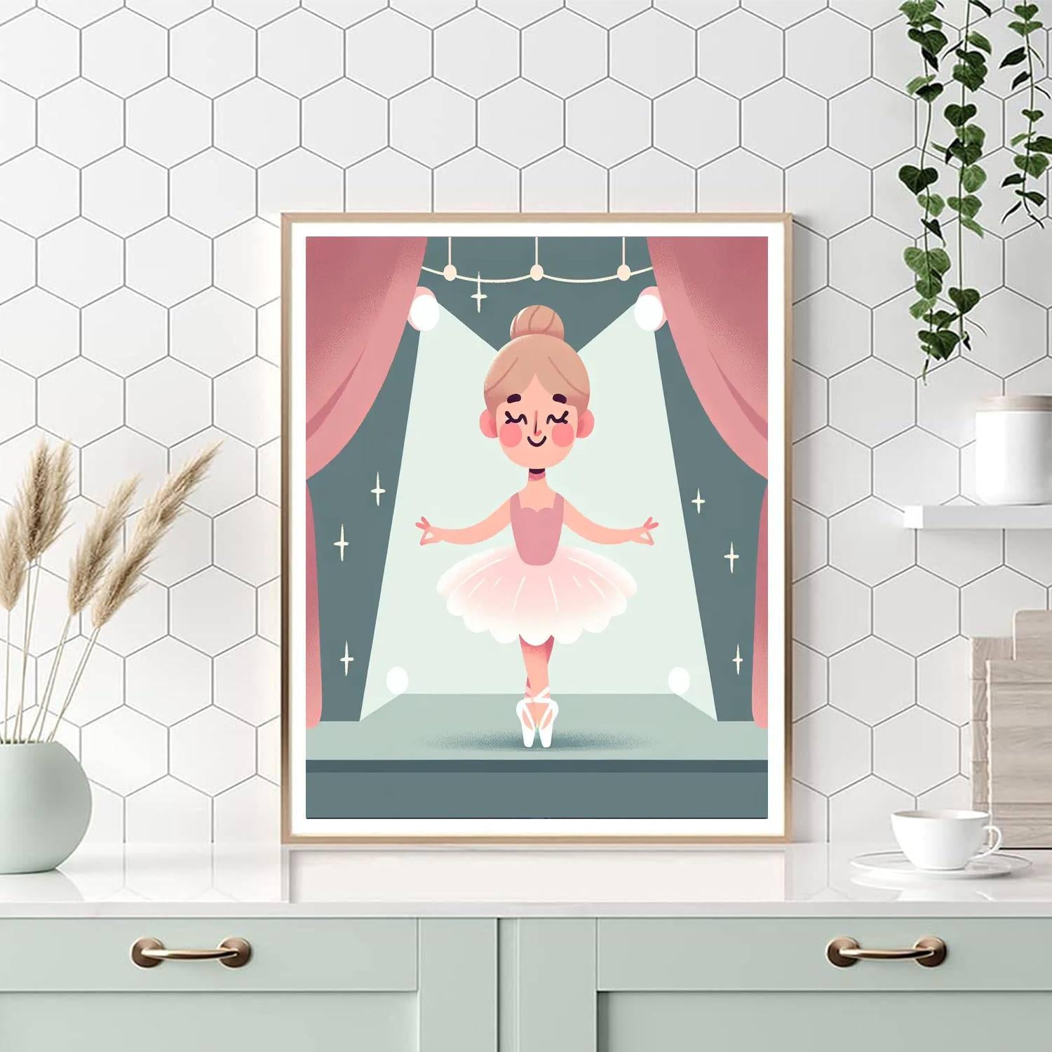 Ballet Dream Performance Painting By Numbers Kit