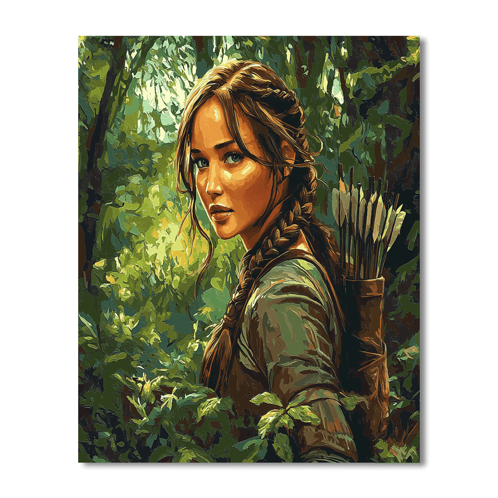 Jennifer Lawrence: From The Hunger Games To Cinematic Grace Painting Number Kit
