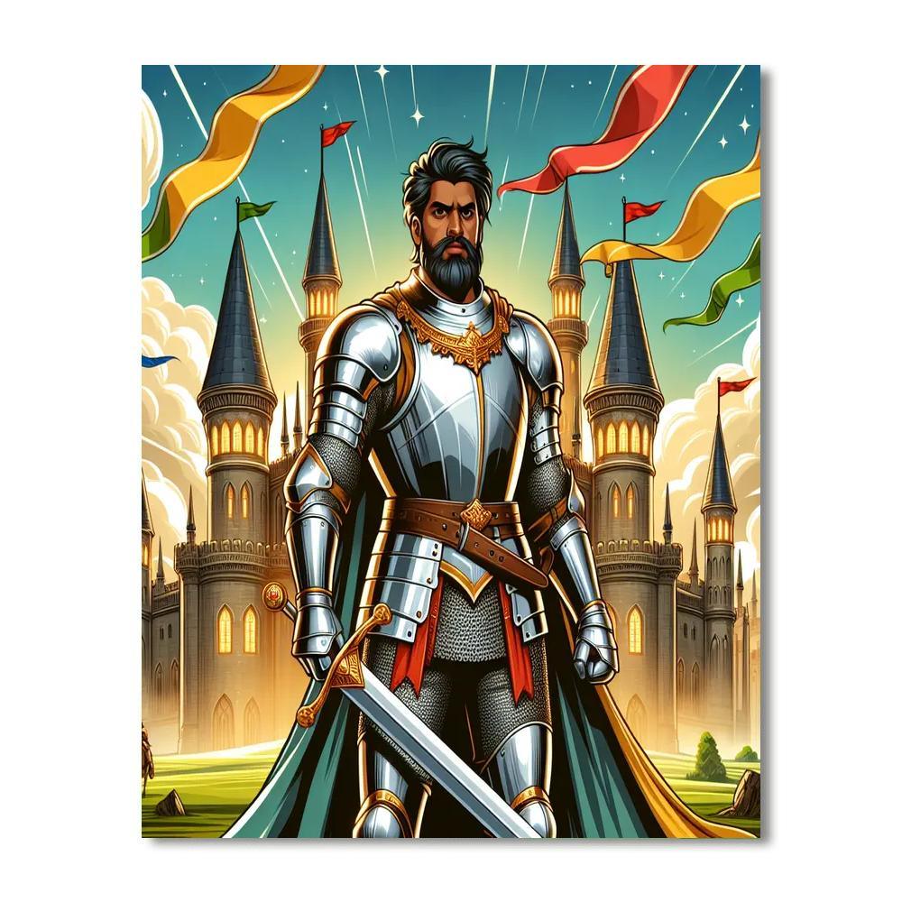 Knight's Brave Quest Paint By Color