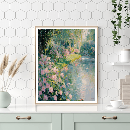 Claude Monet Inspired The Secret Garden  Painting By Numbers Kit