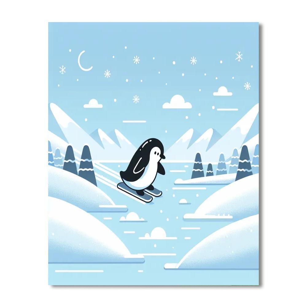 Frosty Polar Wonderland Painting By Numbers Kit