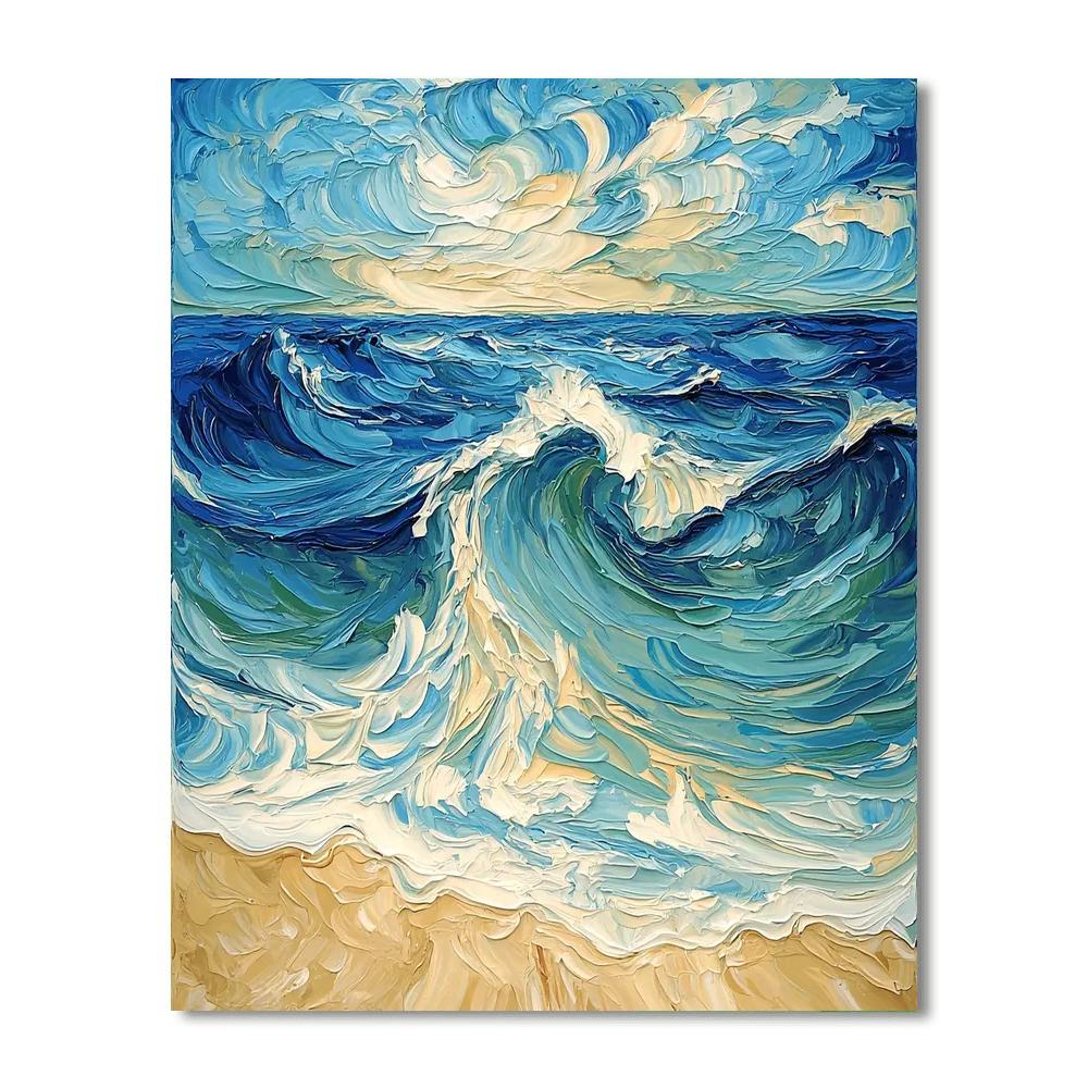 Edgar Degas Inspired Harmony Of Tides  Paint By Numbers Art