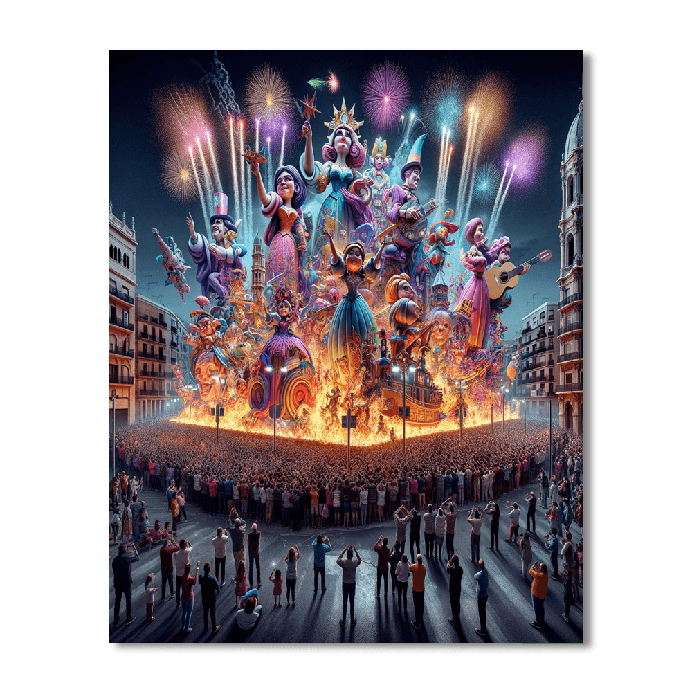 Fallas Festival - Spain Paint By Numbers Kits
