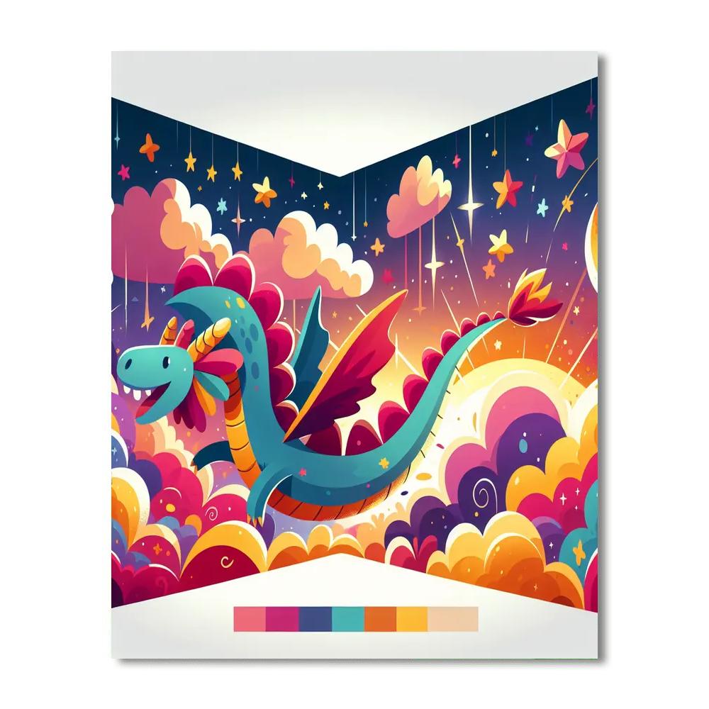 Fantastic Dragon Quest Numbered Painting Kits