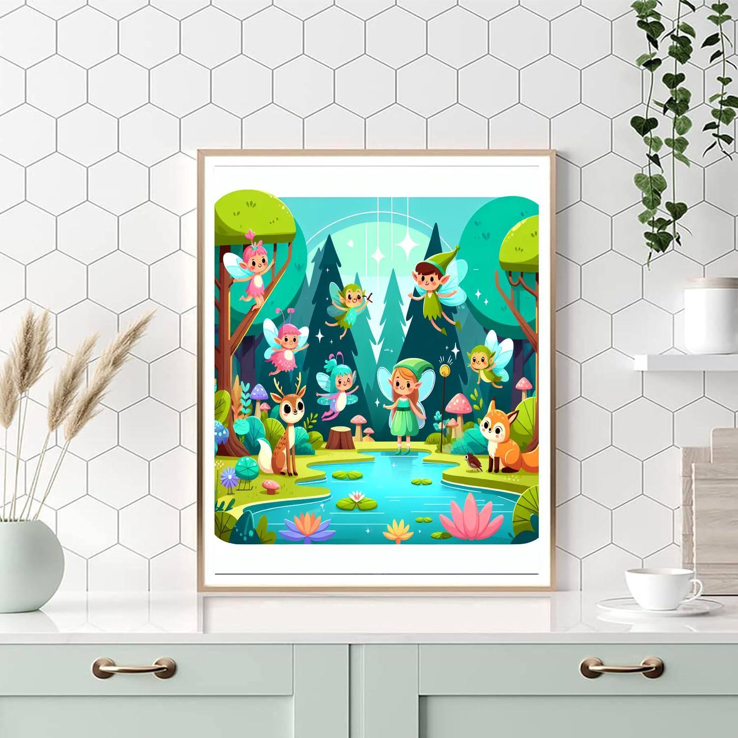 Mystic Forest Hideaway Paint By Number