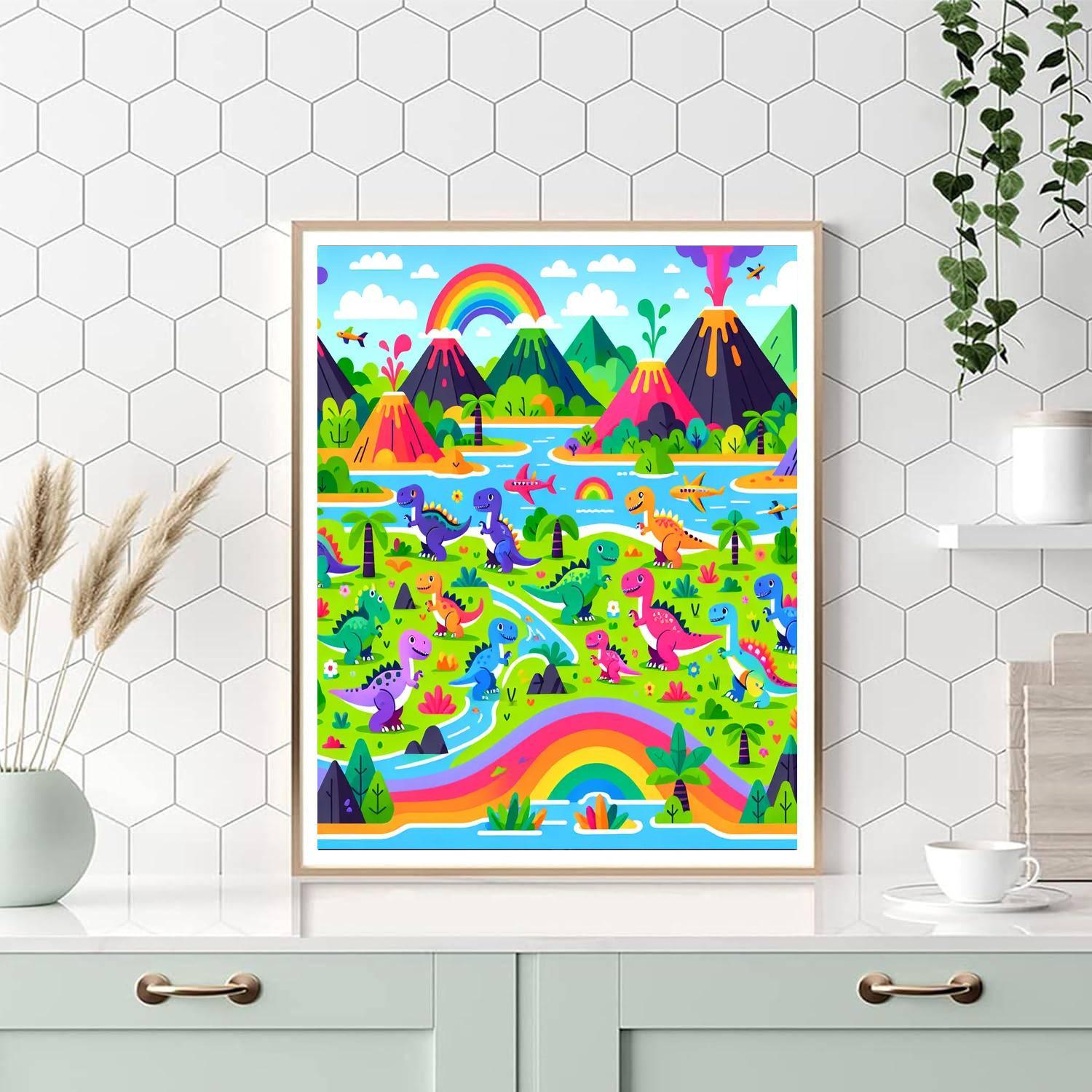 Dino Adventure Club Paint By Numbers Kits