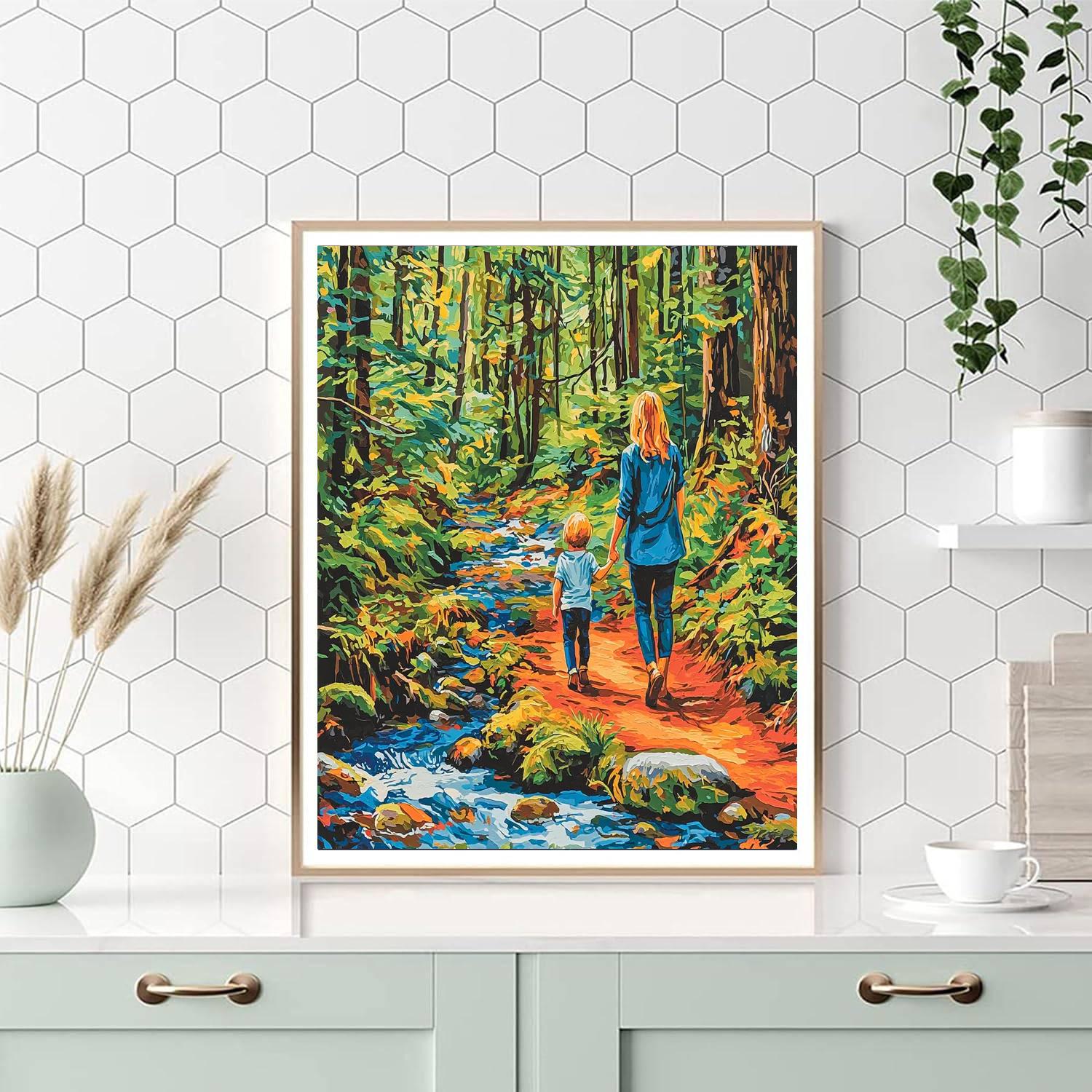 Nature’s Nurturing Embrace Paint By Numbers Kits