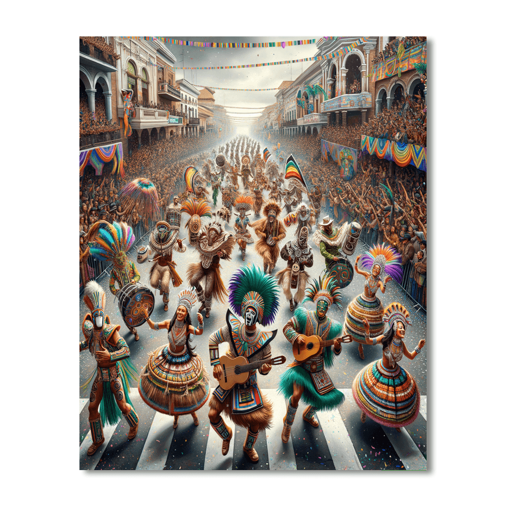 Carnaval De Oruro - Oruro Numbered Painting Kits