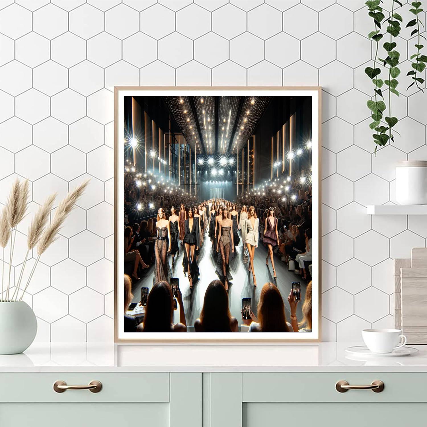 New York Fashion Week Number Painting