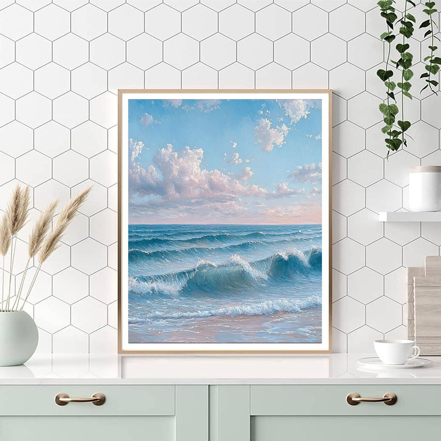 J.M.W. Turner Inspired Seaside Dreams In Oil  Paint By Numbers