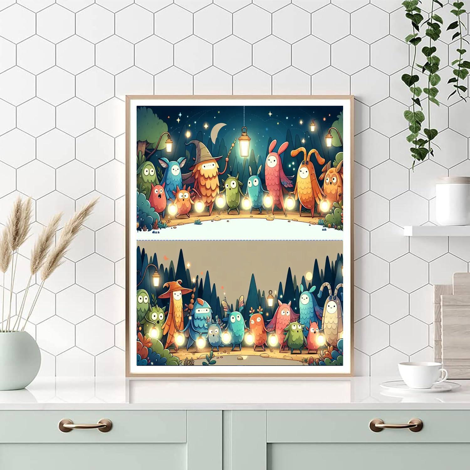 Fantasy Forest Parade Paint By Numbers