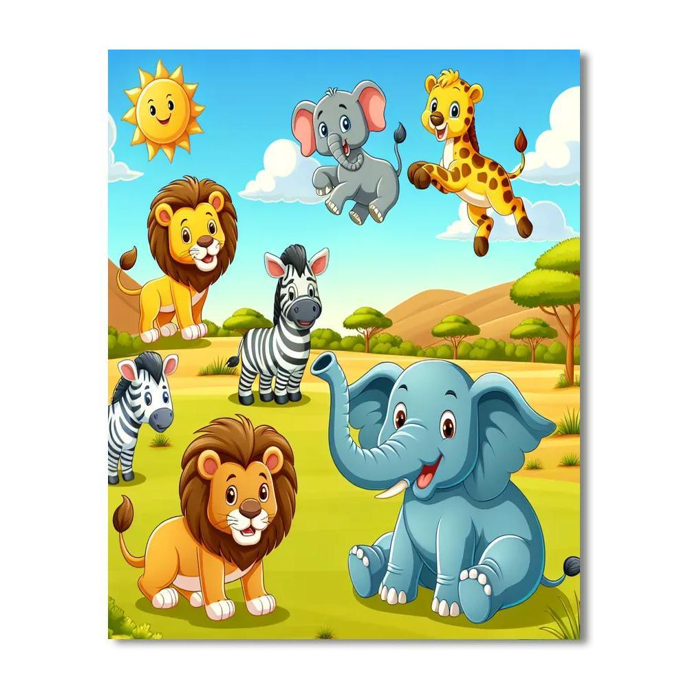 Safari Exploration Expedition Paint By Color