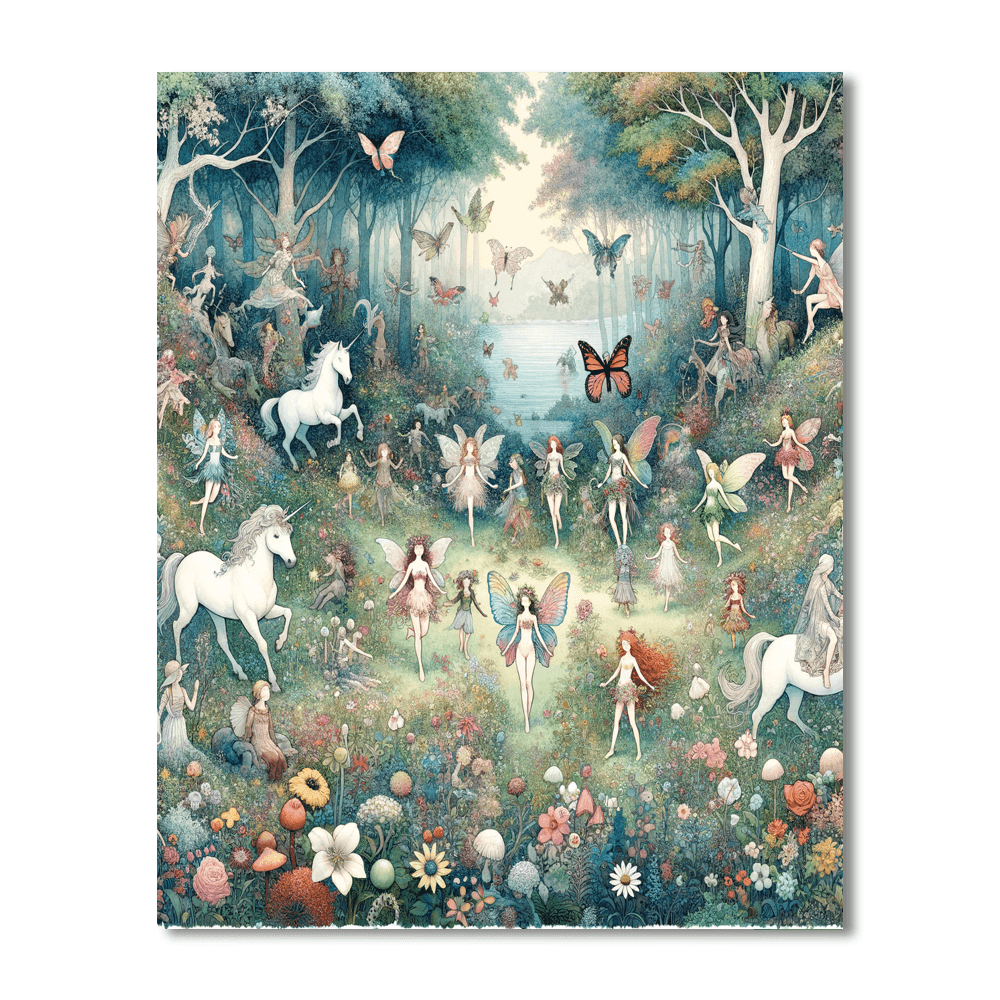 Magic Forest - DIY Painting By Numbers Kit