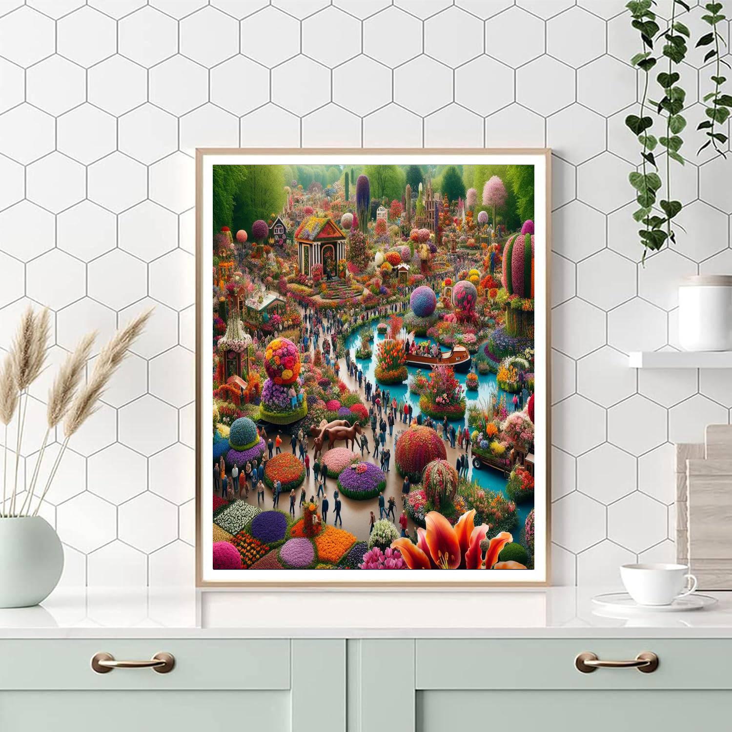 Flower Festival Of Aalsmeer Painting Number Kit