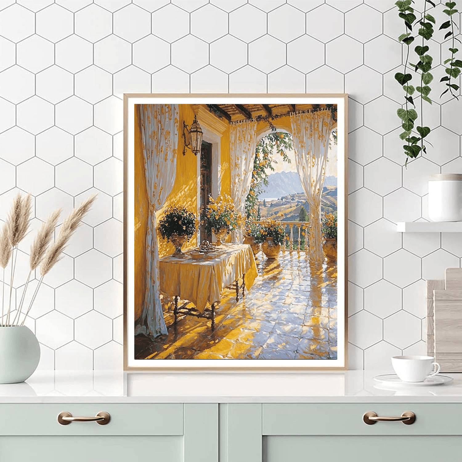 Joaquín Sorolla Inspired Solar Serenity  DIY Paint By Numbers