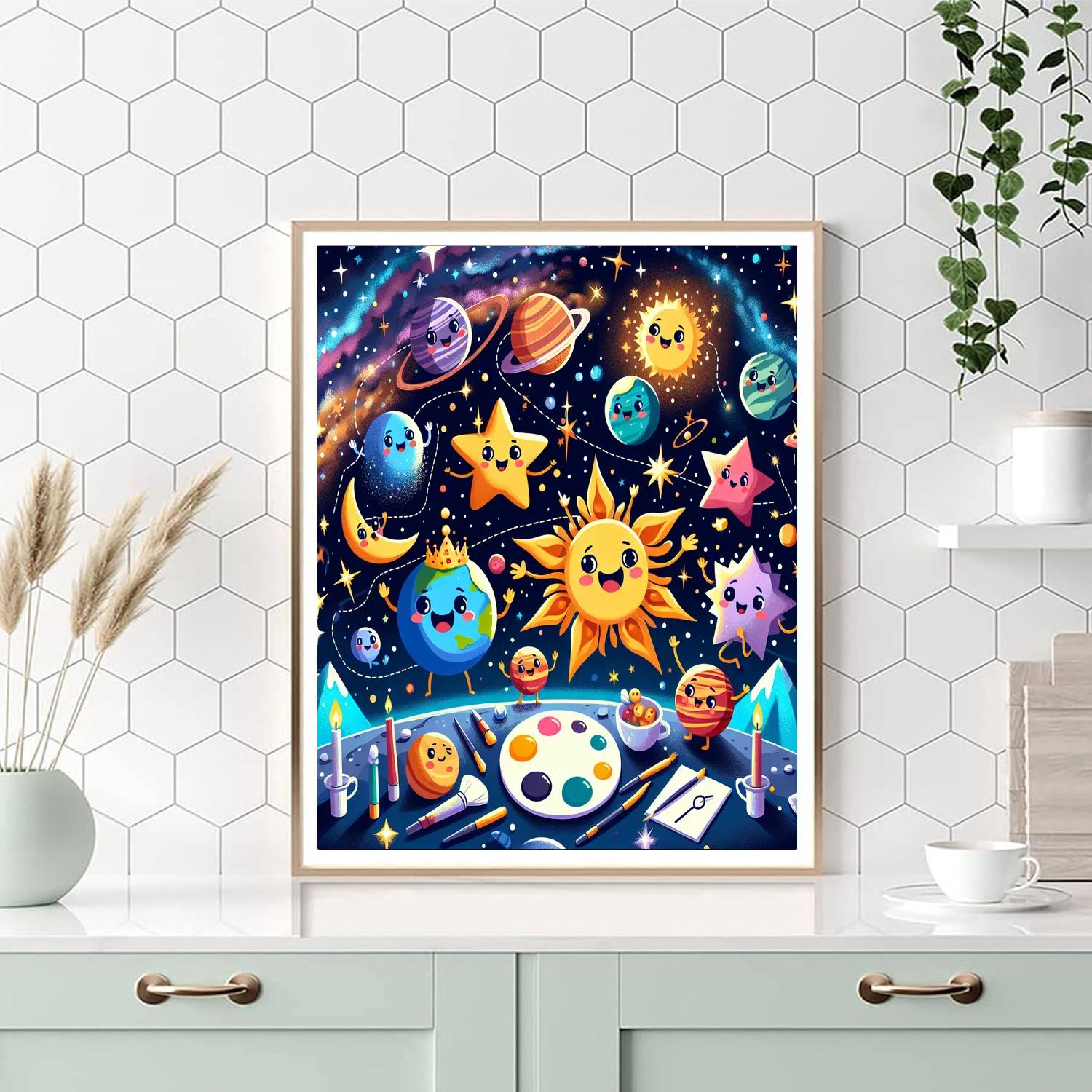 Starry Galaxy Gala Paint By Numbers