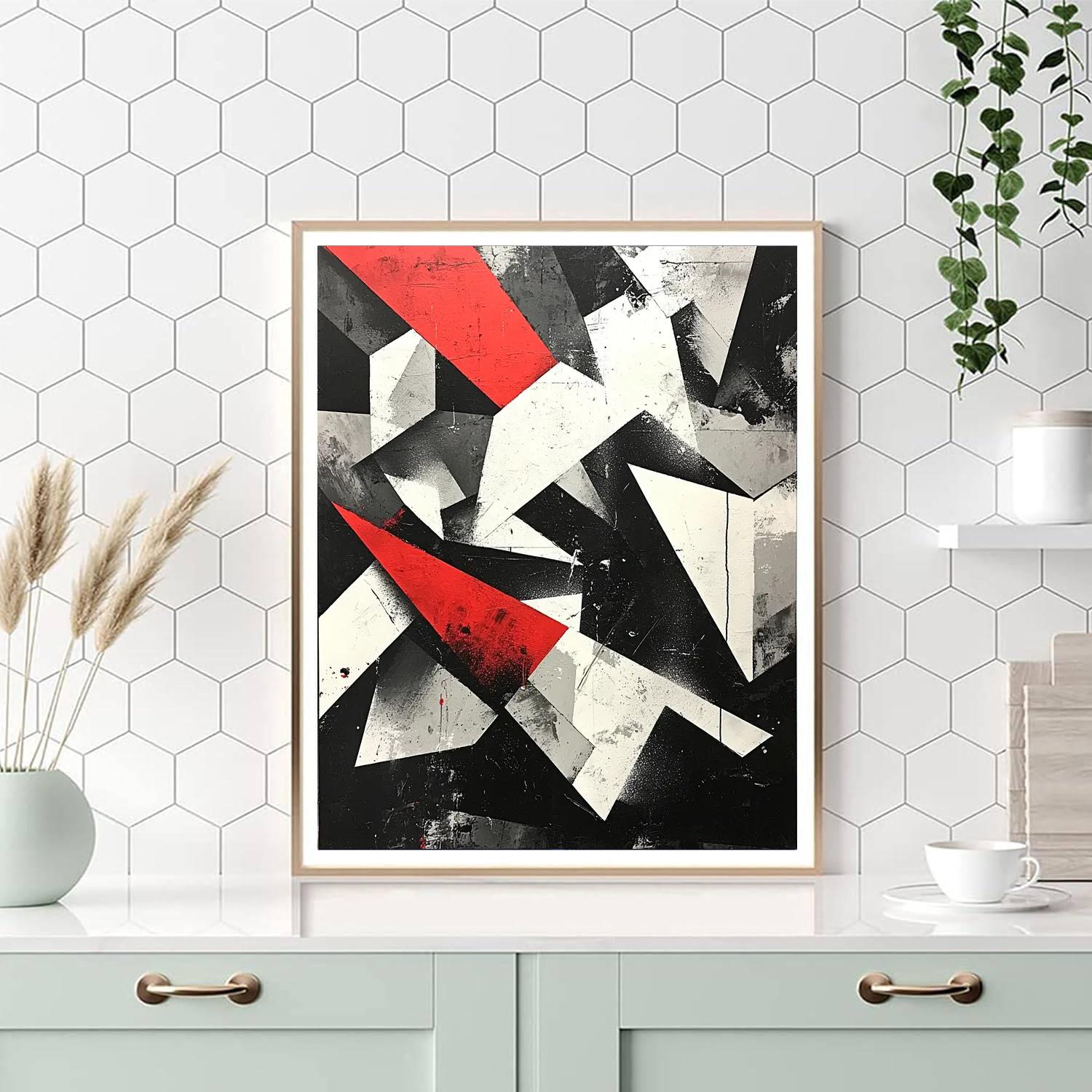 Banksy Inspired Reflections Of Conflict  Number Painting