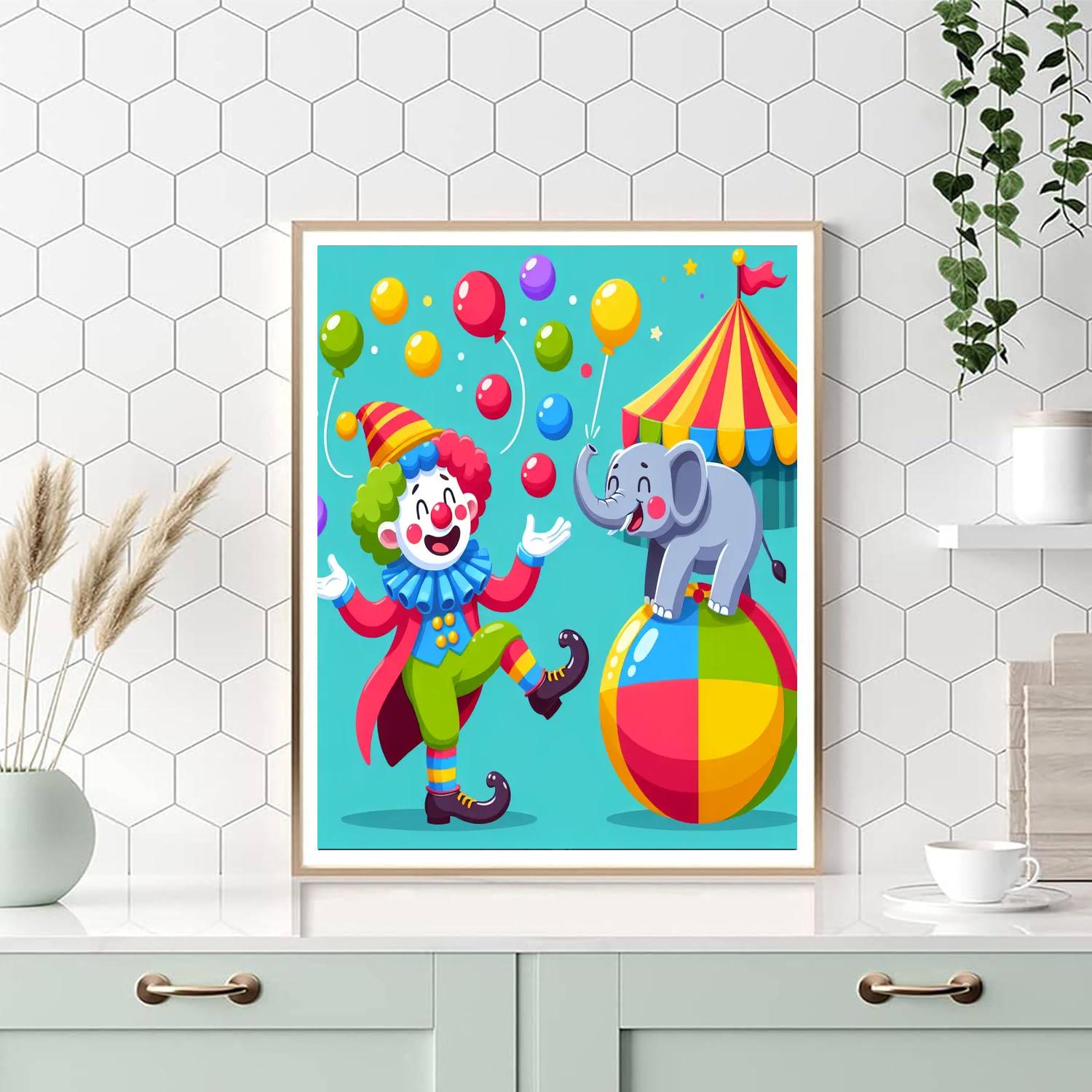 Circus Adventures DIY Paint By Numbers