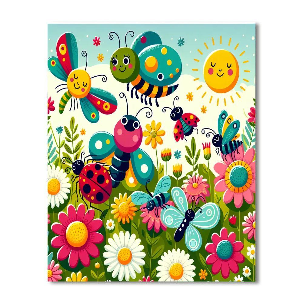 Amazing Insects Paint By Number