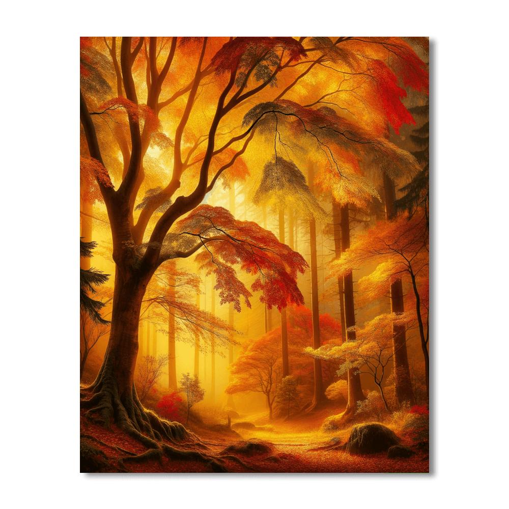 Autumn Tranquility Numbered Painting Kits