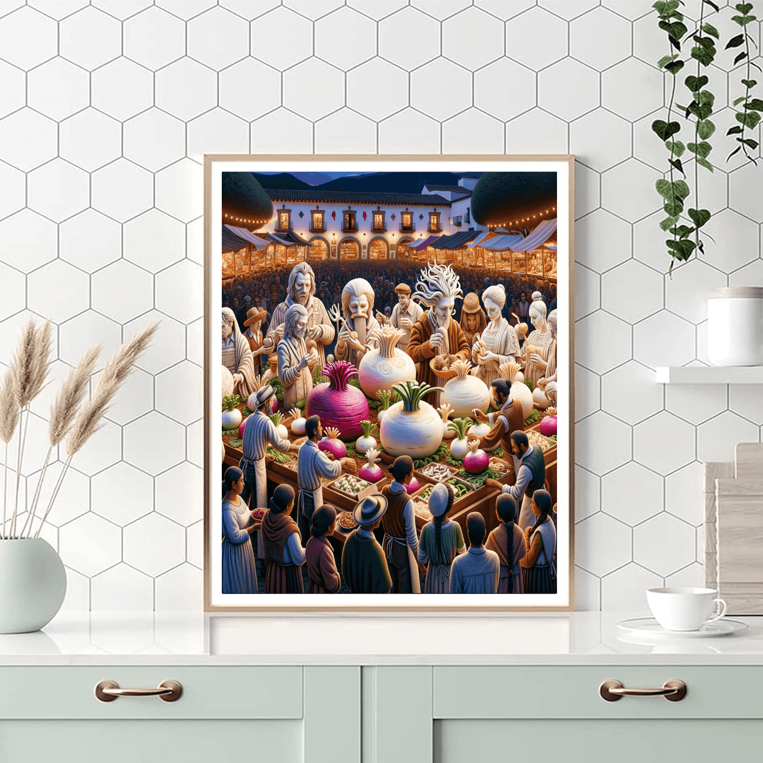 Noche De Los Rábanos - Mexico Paint By Number