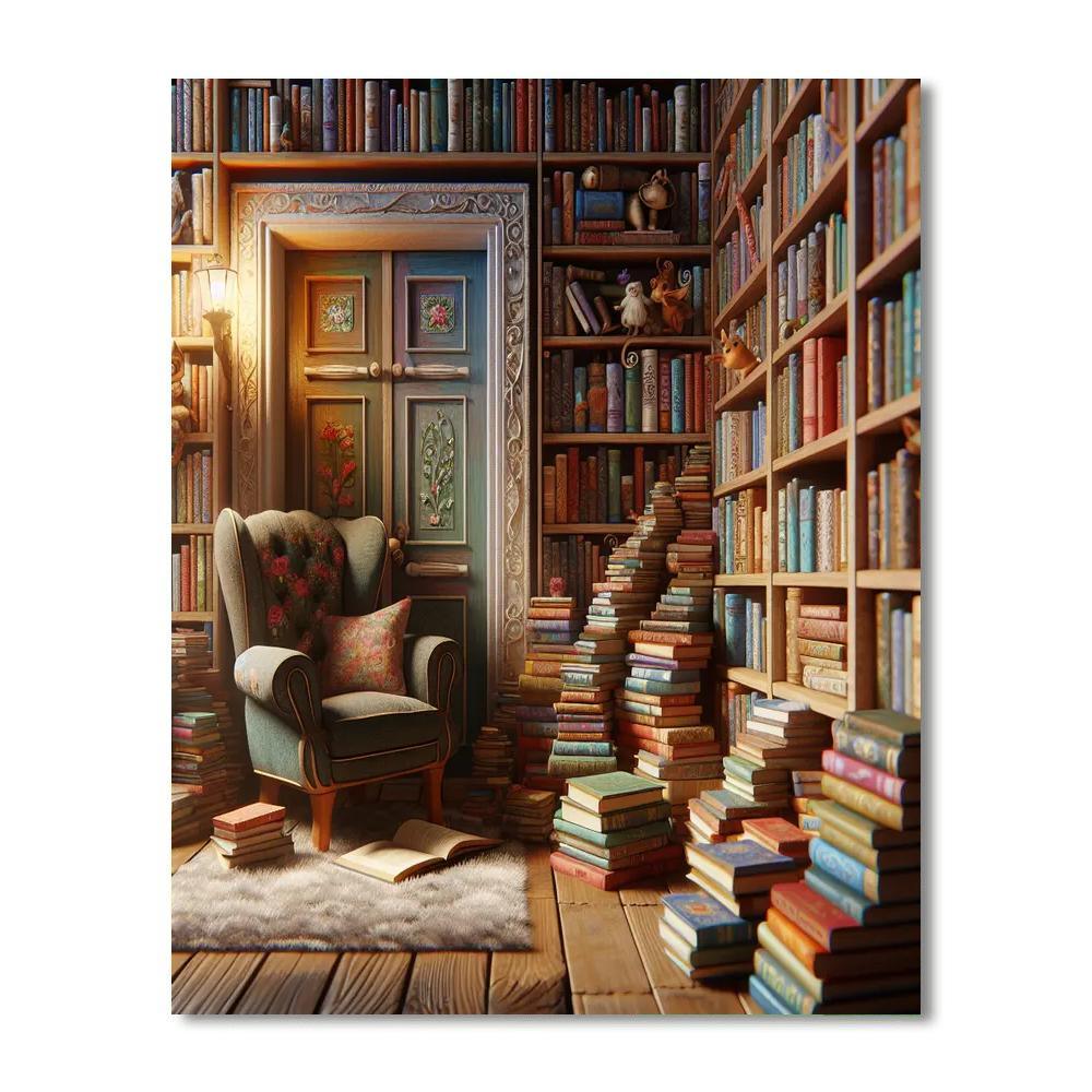 Fairy Tale Book Nook Numbered Painting Kits