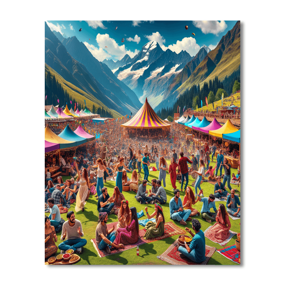 Gurten Festival - Switzerland DIY Paint By Numbers