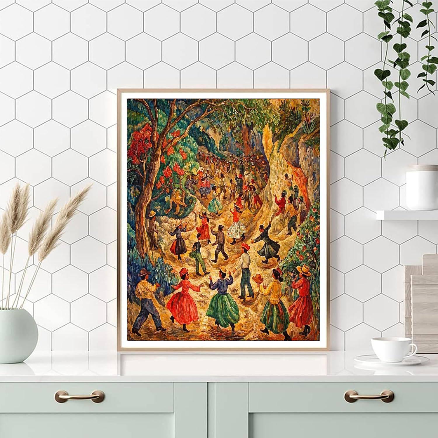 Diego Rivera Inspired Adventurous Souls  Paint By Numbers Kits