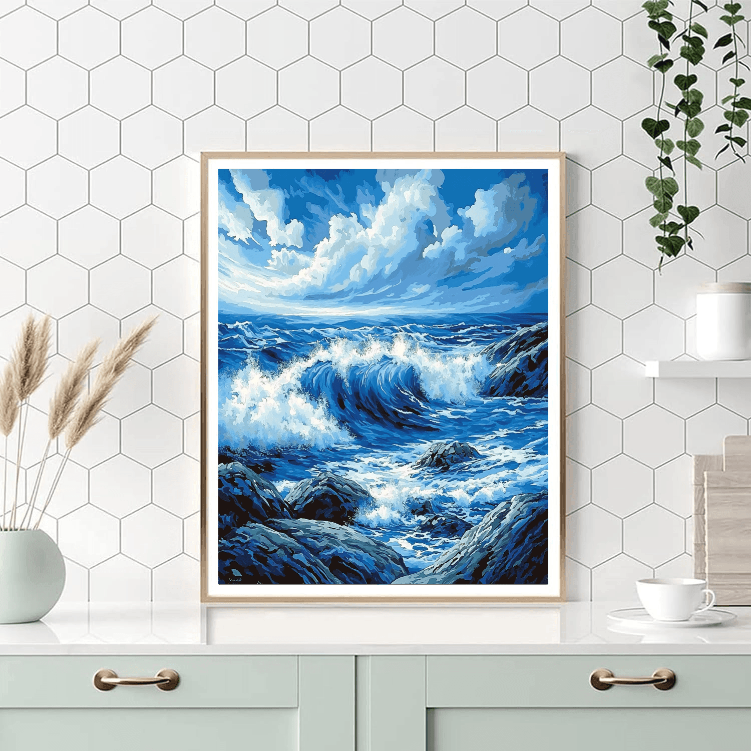 Winslow Homer Inspired Dance Of The Sea  Paint By Numbers Kits