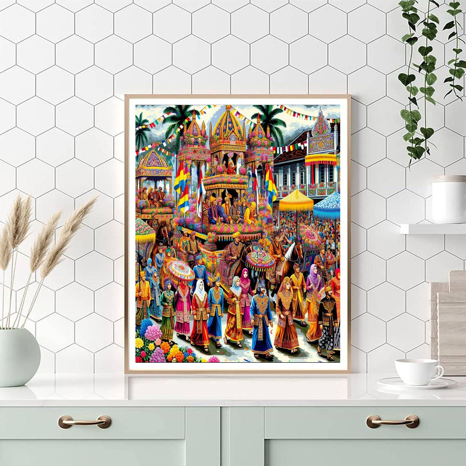 Karnival Banjarmasin Numbered Painting Kits