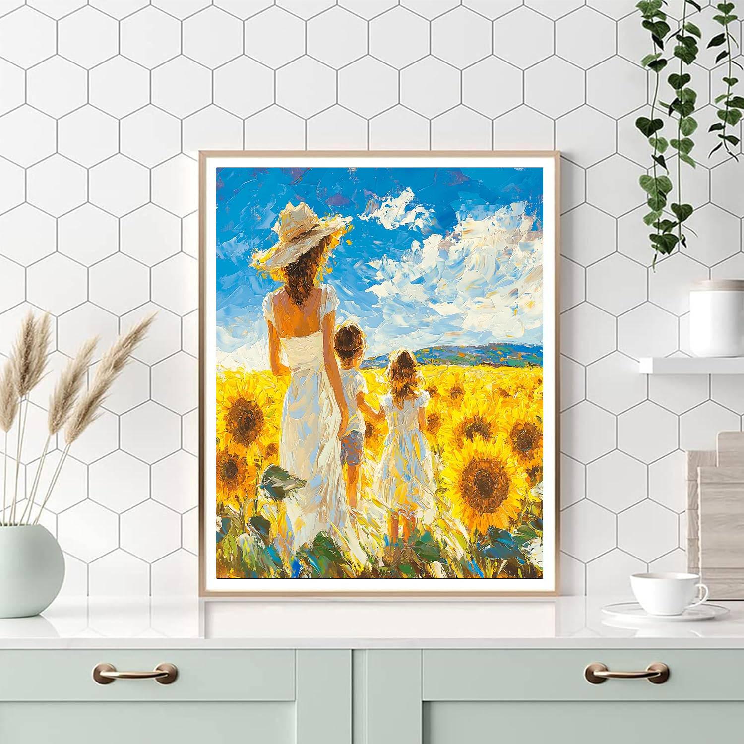 Fields Of Golden Joy Paint By Number