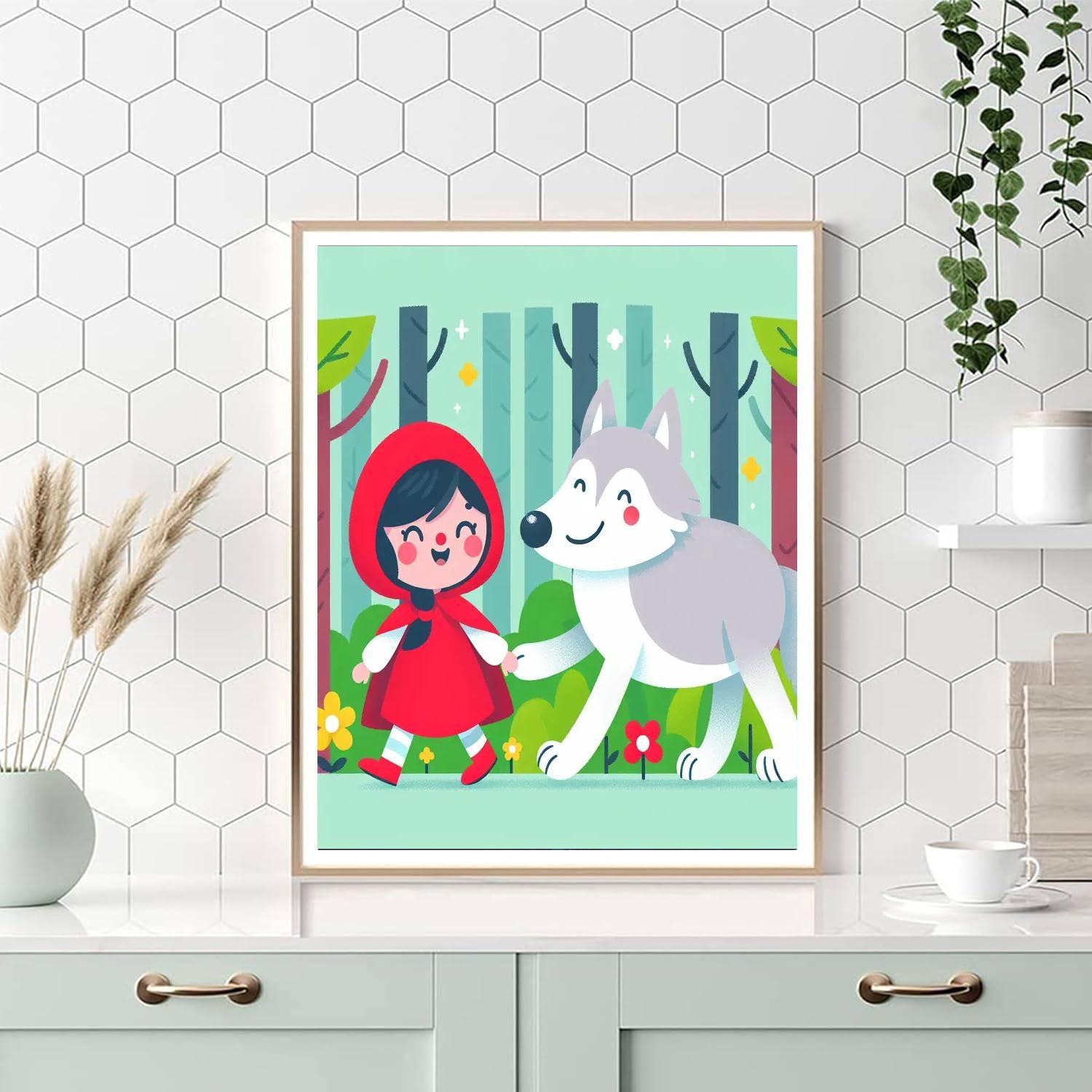 Fun With Fairy Tales Paint By Numbers Art