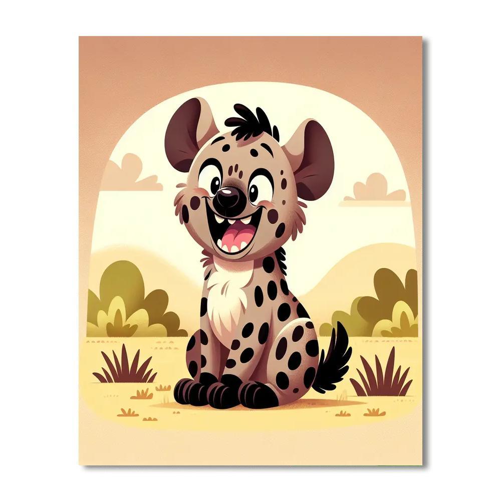 Hilarious Hyena Paint By Color