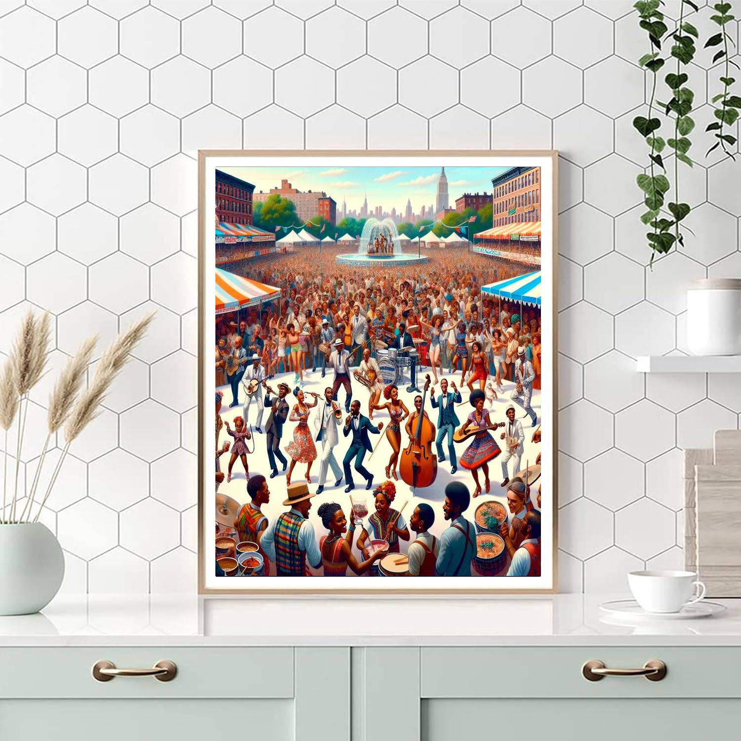 Harlem Renaissance Festival - Usa Paint By Color