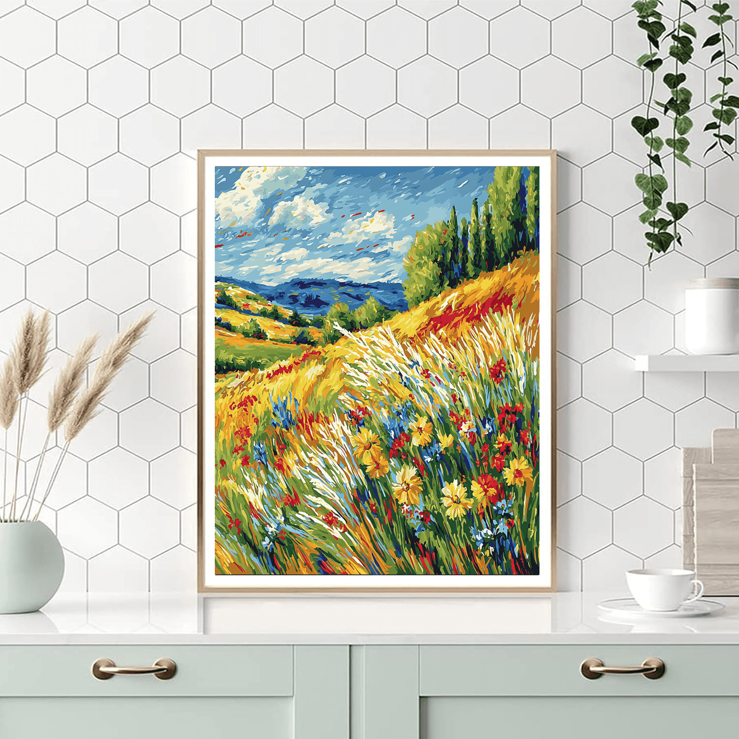 Vincent Van Gogh Inspired Colors Of The Wind  Paint By Numbers Kits