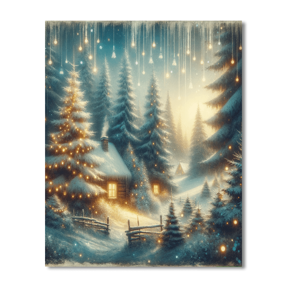 Christmas Wonderland Delight Painting Number Kit