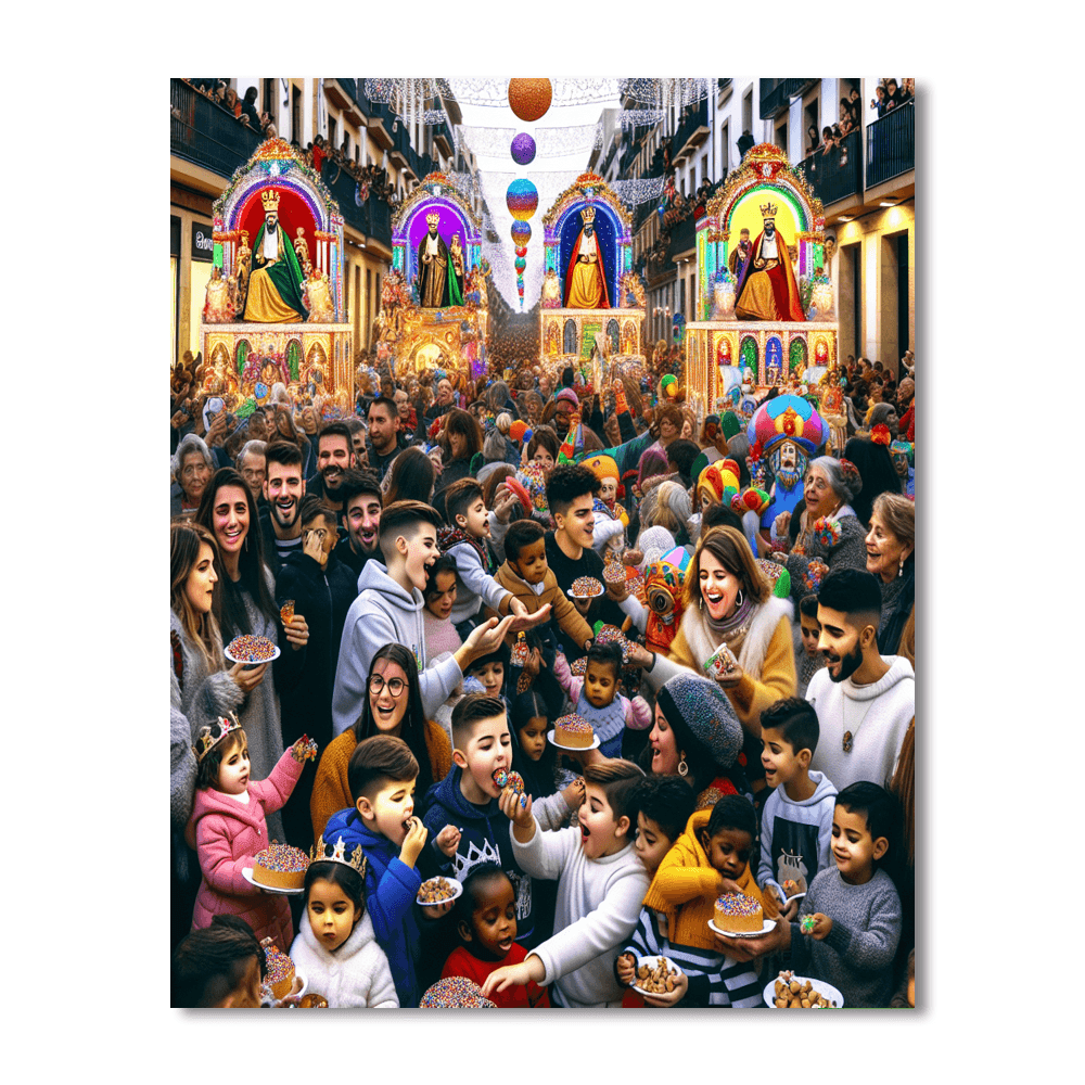 Dia De Reyes - Spain DIY Paint By Numbers