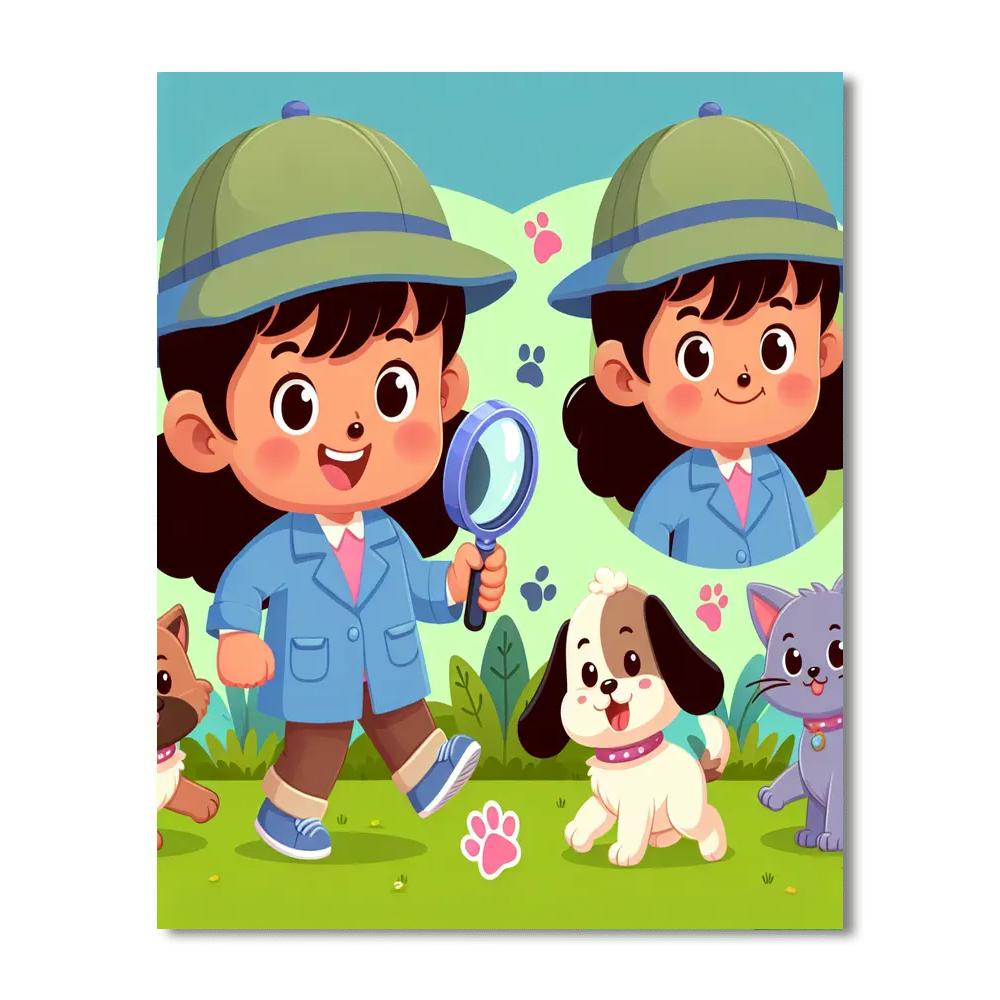 Pet Detective Quest Paint By Numbers
