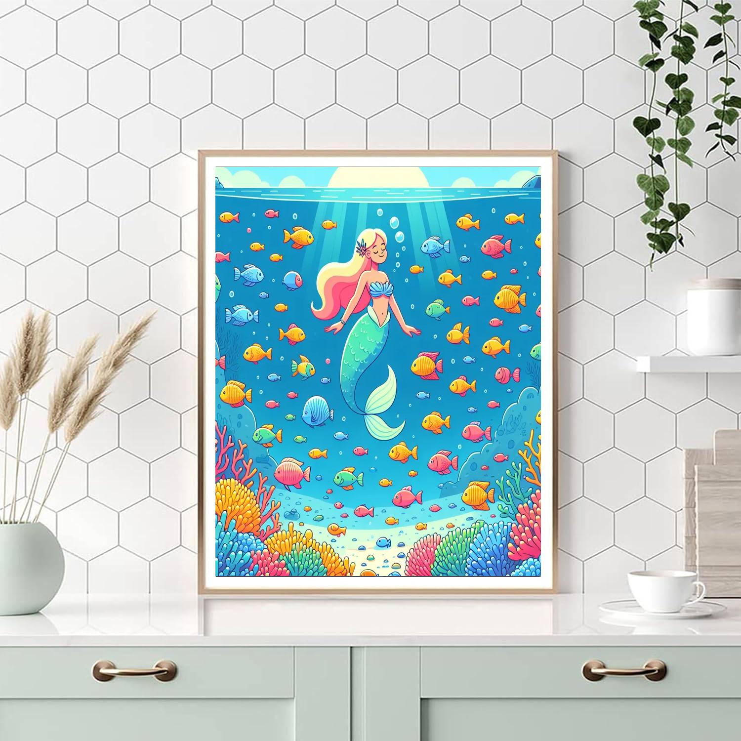 Mystic Mermaid Numbered Painting Kits